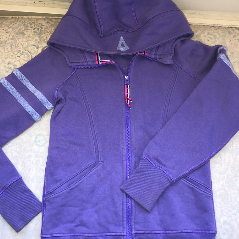 Purple girl’s ivivva zip up! Lightly worn